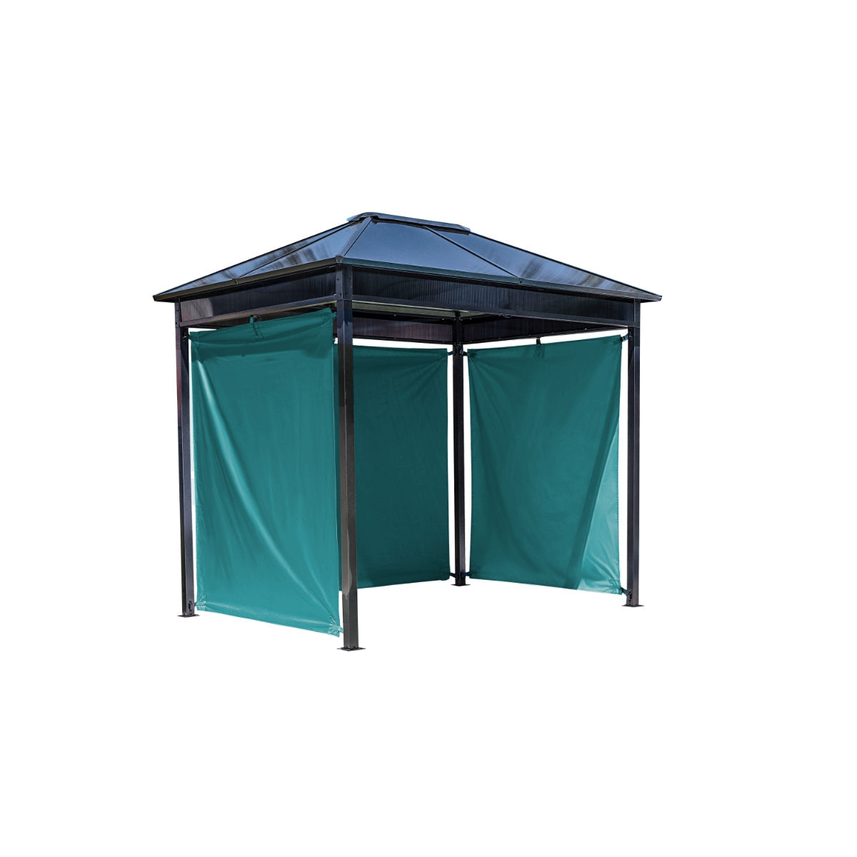 Danxia Steel Polycarbonate Gazebo 7 x 9 ft | Sojag-Delightful Yard