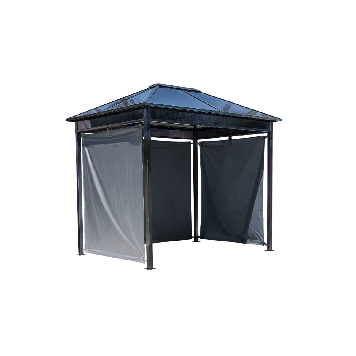 Danxia Steel Polycarbonate Gazebo 7 x 9 ft | Sojag-Delightful Yard
