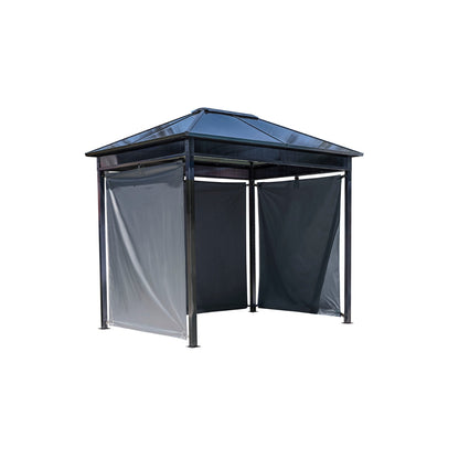 Danxia Steel Polycarbonate Gazebo 7 x 9 ft | Sojag-Delightful Yard