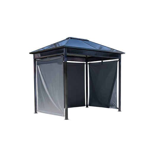 Danxia Steel Polycarbonate Gazebo 7 x 9 ft | Sojag-Delightful Yard