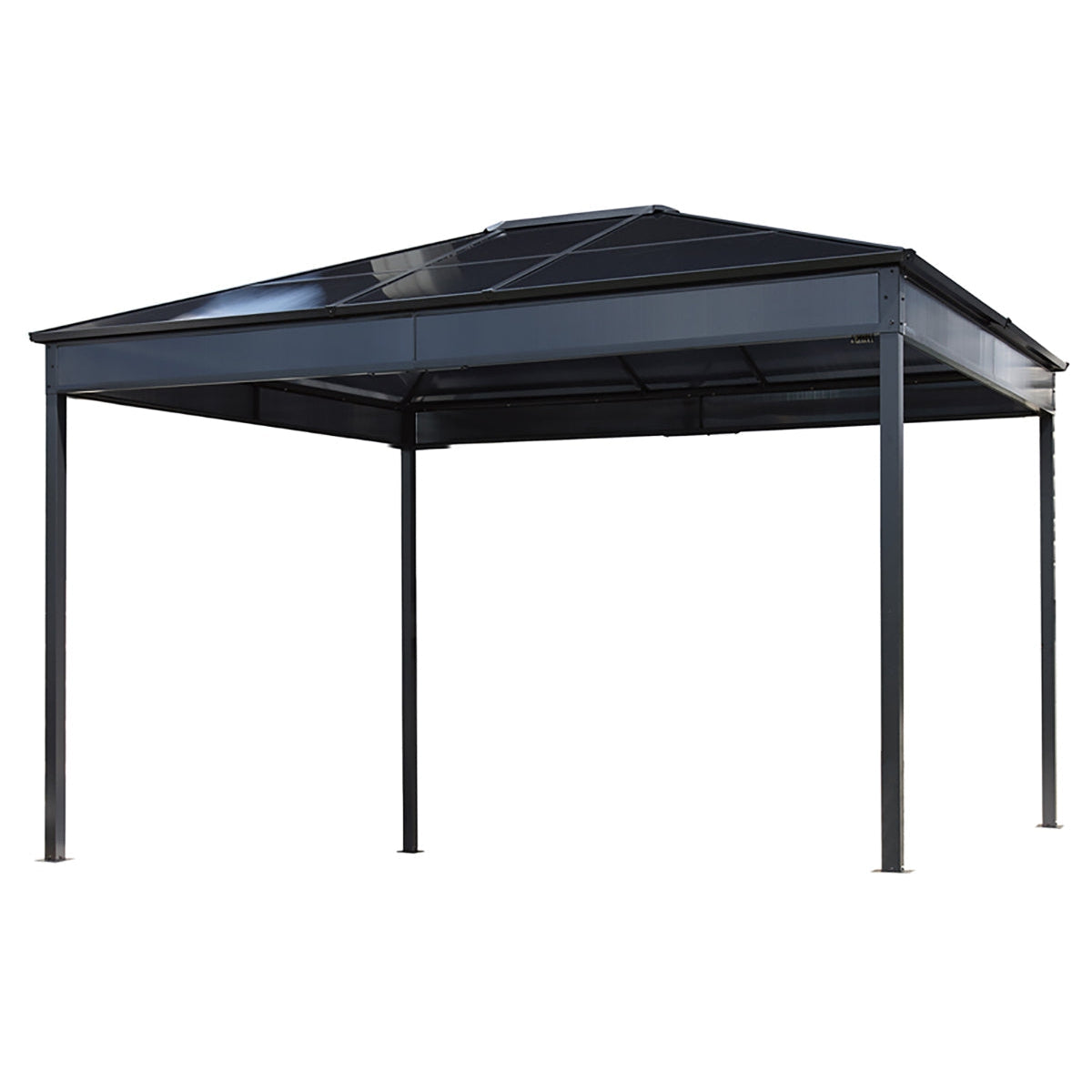 Diani Steel Polycarbonate Gazebo 10 x 12 ft | Sojag-Delightful Yard