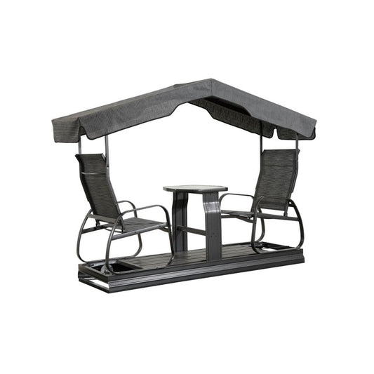 Eco 2-Seater Garden Glider Swing 2 x 9 x 6 ft | Sojag-Delightful Yard