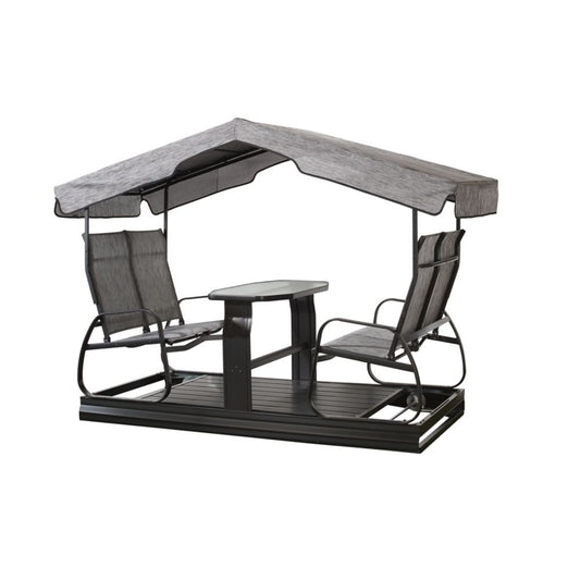 Eco 4-Seater Garden Glider Swing 4 x 9 x 6 ft | Sojag-Delightful Yard