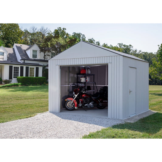 Everest Steel Garage Shed 12 x 10 ft | Sojag-Delightful Yard