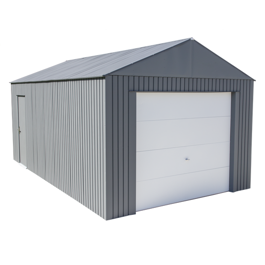 Everest Steel Garage Shed 12 x 20 ft | Sojag-Delightful Yard