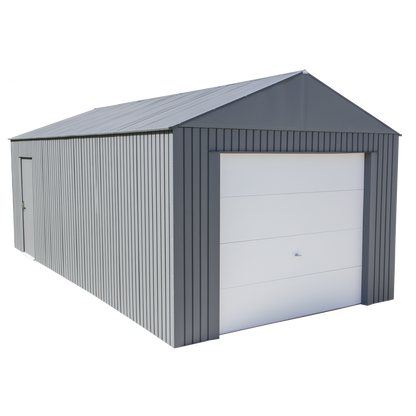 Everest Steel Garage Shed 12 x 25 ft | Sojag-Delightful Yard