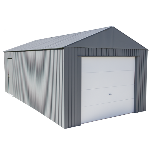 Everest Steel Garage Shed 12 x 25 ft | Sojag-Delightful Yard