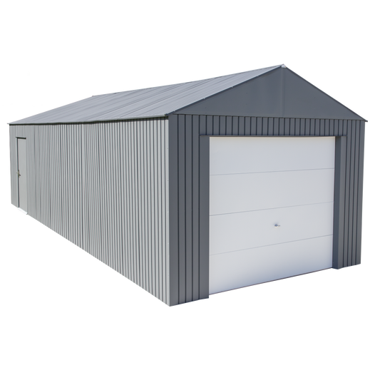 Everest Steel Garage Shed 12 x 30 ft | Sojag-Delightful Yard