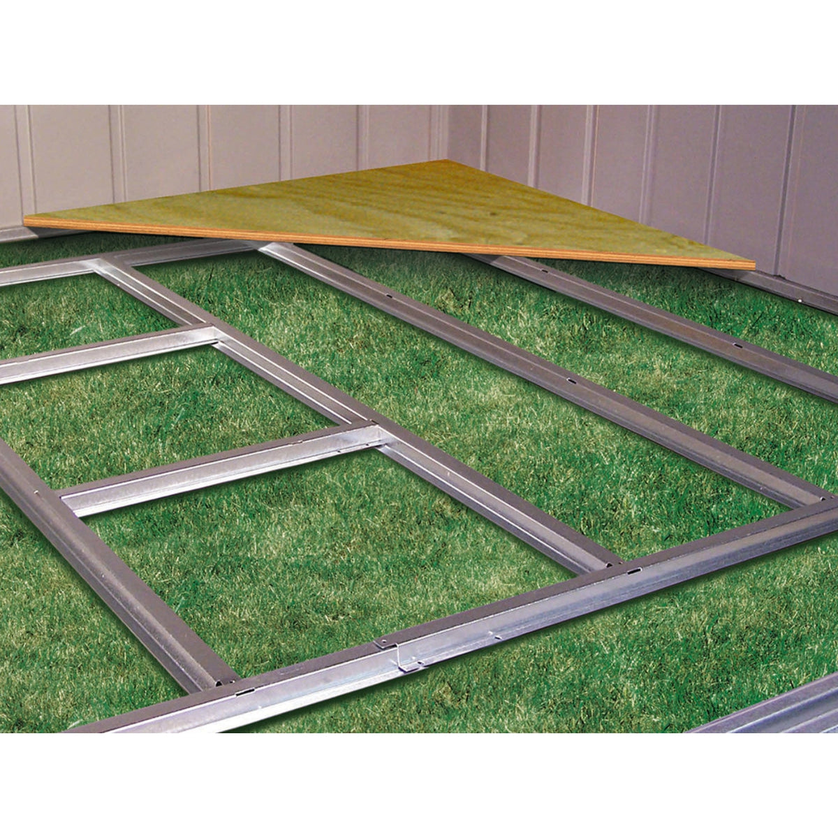 Floor Frame Kit for Arrow Classic & Arrow Select Sheds 12 x12 ft.-Delightful Yard