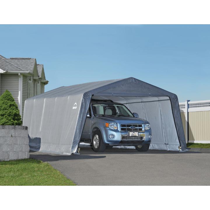 Garage-in-a-Box 12 ft. x 20 ft. x 8 ft. - Delightful Yard