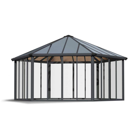 Garda Enclosed Gazebo | Palram-Canopia - Delightful Yard