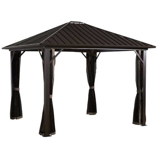 Sojag Genova Gazebo 10 x 10 ft - Delightful Yard