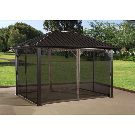 Sojag Genova Gazebo 10 x 12 ft - Delightful Yard