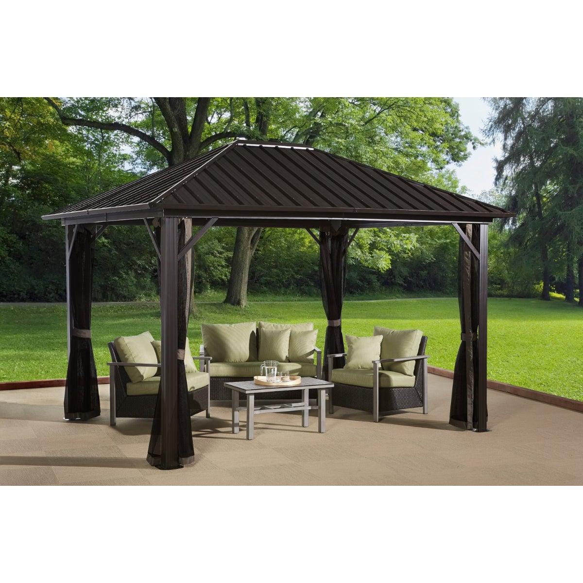 Sojag Genova Gazebo 10 x 12 ft - Delightful Yard