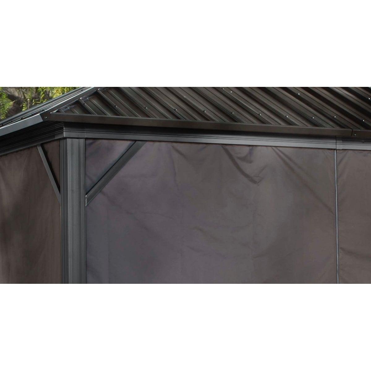 Sojag Genova Gazebo Curtains 12 x 16 ft. - Delightful Yard