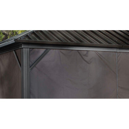 Sojag Genova Gazebo Curtains 12 x 16 ft. - Delightful Yard