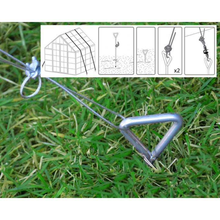 Greenhouse/Shed Anchoring Kit | Palram-Canopia - Delightful Yard