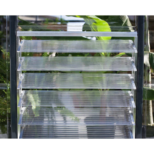 Greenhouse Side Louver Window | Palram-Canopia-Delightful Yard