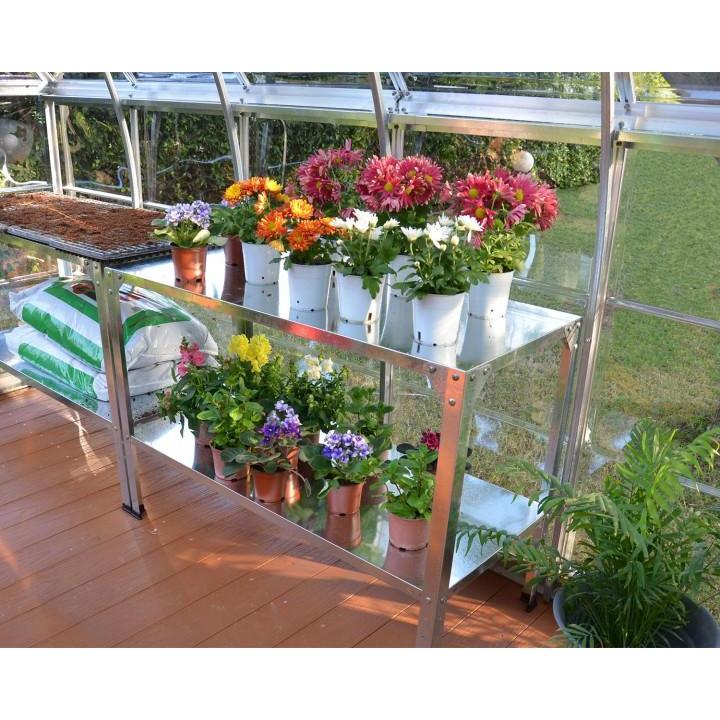 Greenhouse Steel Work Bench | Palram-Canopia - Delightful Yard