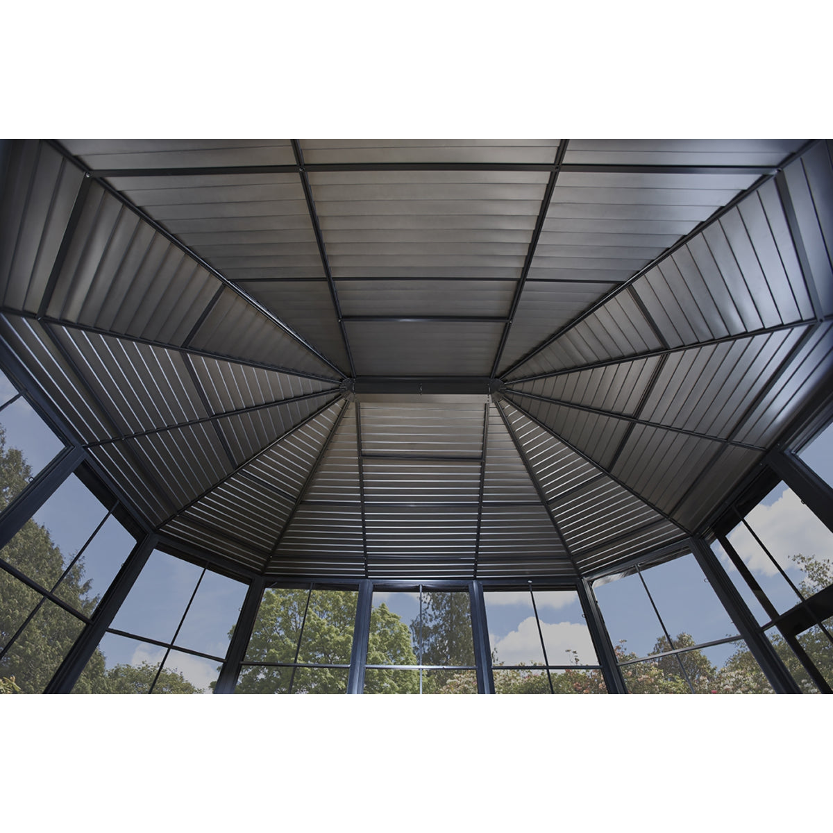 Korado Aluminum Octagonal Solarium 12 x 18 ft. | Sojag-Delightful Yard