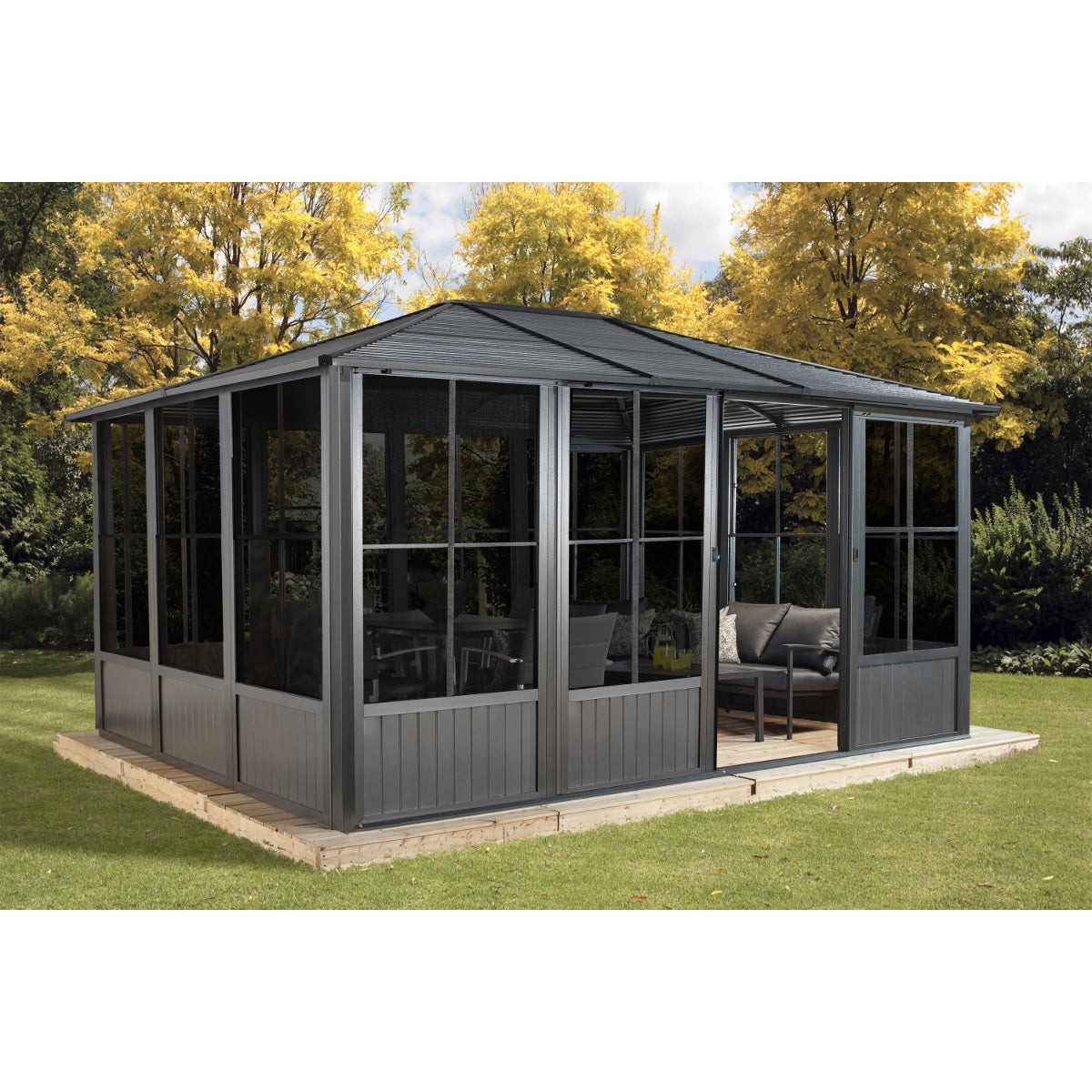 Korado Aluminum Solarium 10 x 14 ft. | Sojag-Delightful Yard