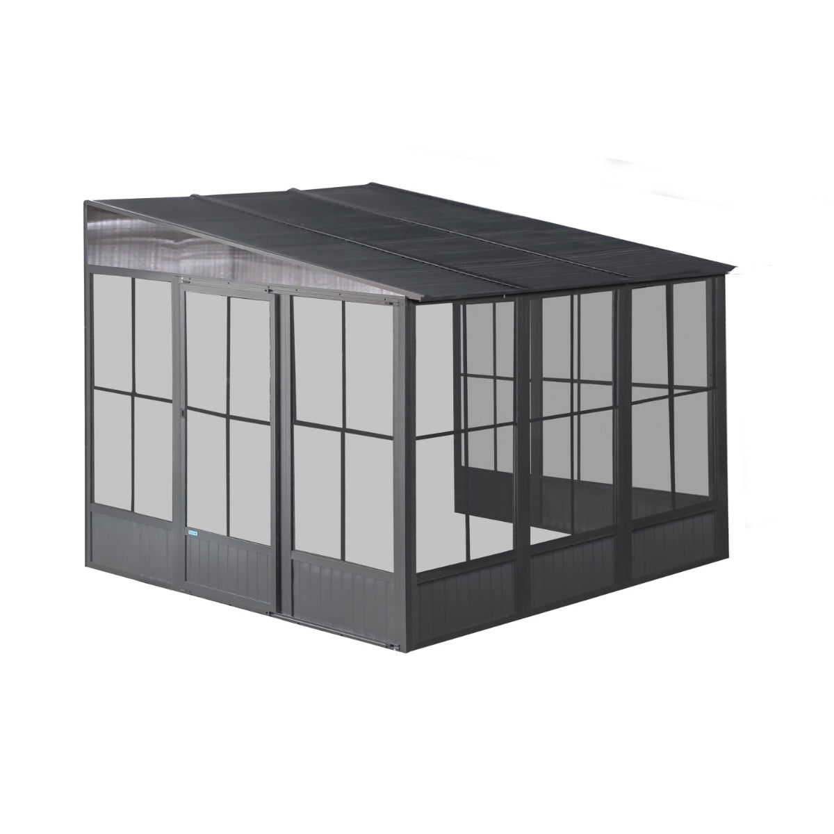 Korado Aluminum Wall Mounted Sunroom 10 x 10 ft. | Sojag-Delightful Yard