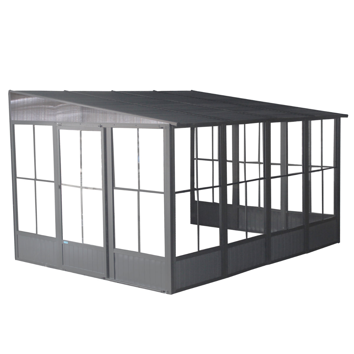 Korado Aluminum Wall Mounted Sunroom 10 x 16 ft. | Sojag-Delightful Yard