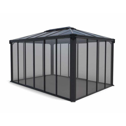 Ledro 4300 Enclosed Gazebo 14 x 10 ft. | Palram-Canopia - Delightful Yard