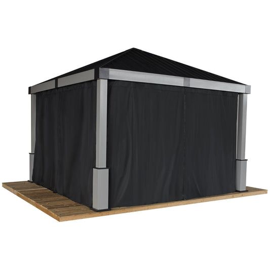 Lena Gazebo Curtains 12 x 12 ft | Sojag-Delightful Yard