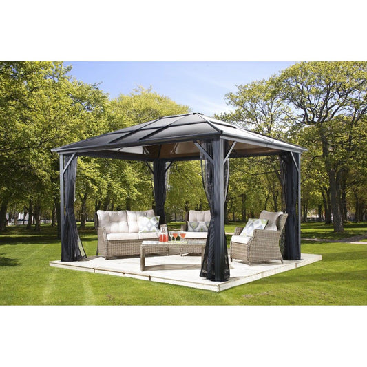 Sojag Meridien Gazebo 10 x 10 ft - Delightful Yard