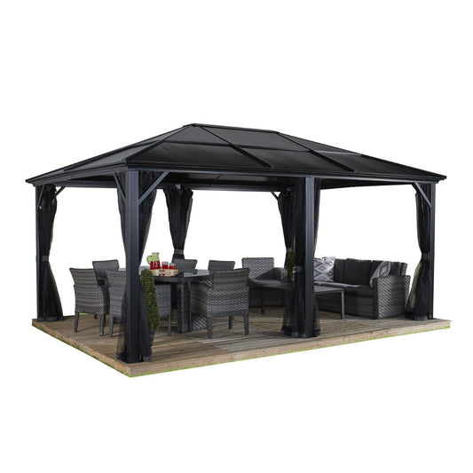 Sojag Meridien Gazebo 12 x 16 ft - Delightful Yard