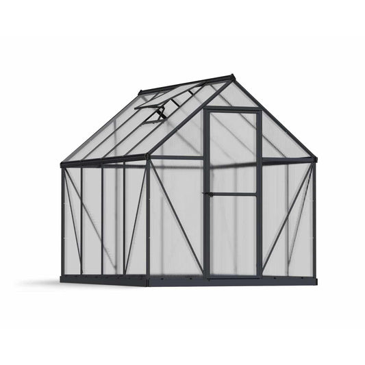 Mythos Greenhouse 6 x 8 ft. Grey Frame | Palram-Canopia - Delightful Yard