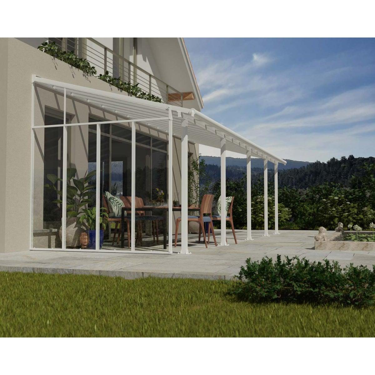 Olympia Patio Covers Side Wall Clear Panels | Palram-Canopia - Delightful Yard