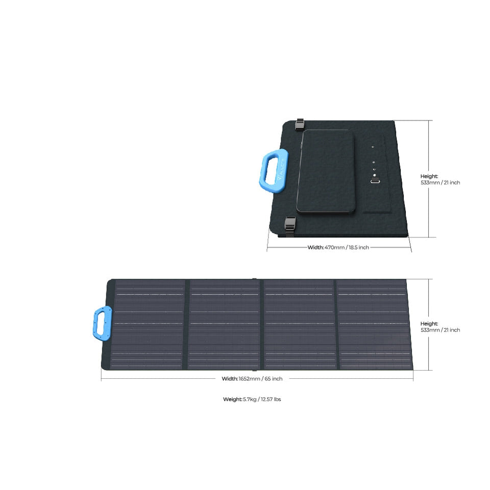 PV120 Portable Solar Panel 120W | BLUETTI-Delightful Yard