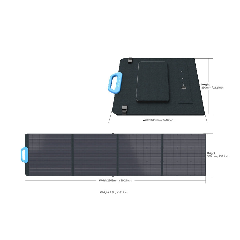 PV200 Portable Solar Panel 200W | BLUETTI-Delightful Yard