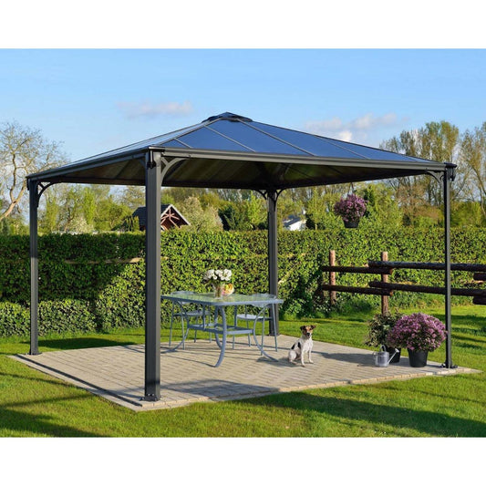 Palermo 3600 Gazebo 12 x 12 ft. | Palram-Canopia - Delightful Yard