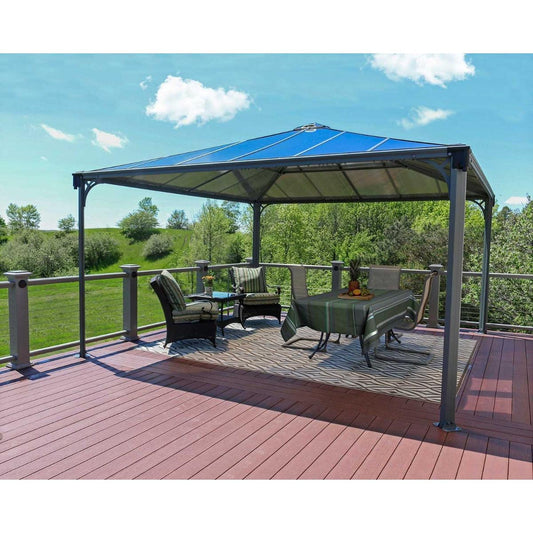 Palermo 4300 Gazebo 14 x 14 ft. | Palram-Canopia - Delightful Yard