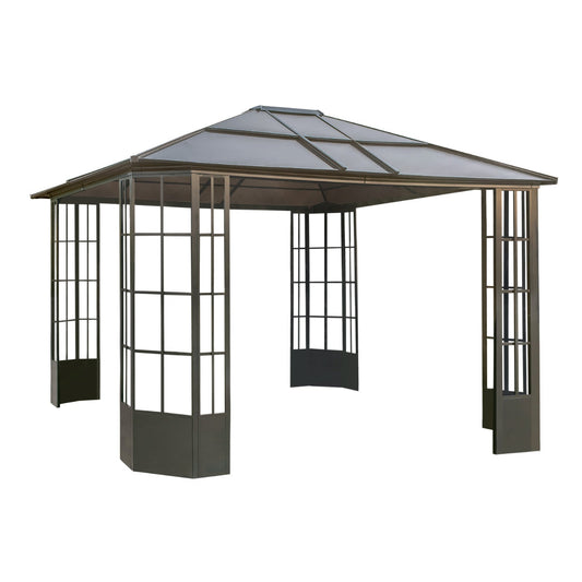 Savino Aluminum Gazebo 10 x 12 ft | Sojag-Delightful Yard