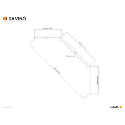 Savino Aluminum Gazebo 12 x 14 ft | Sojag-Delightful Yard