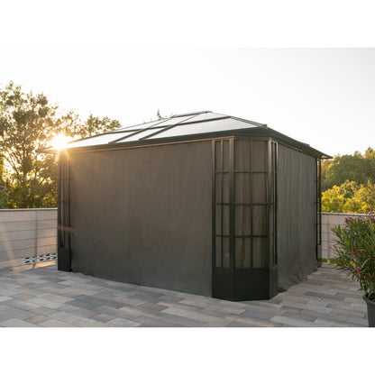 Savino Gazebo Curtains 12 x 14 ft | Sojag-Delightful Yard