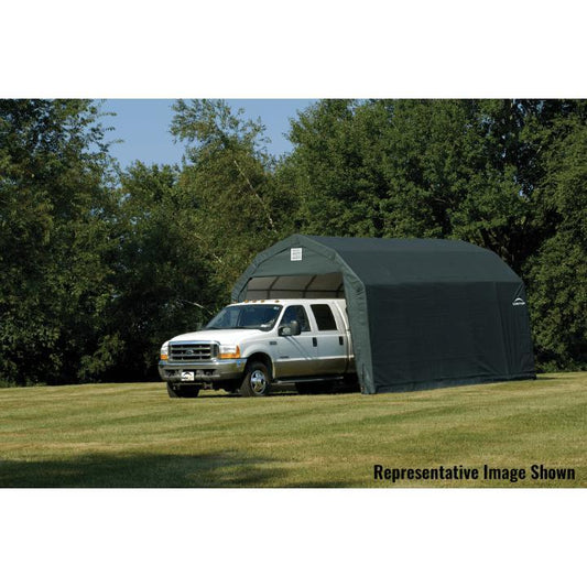 ShelterCoat 12 x 20 x 9 ft. Garage Barn Shelter - Delightful Yard