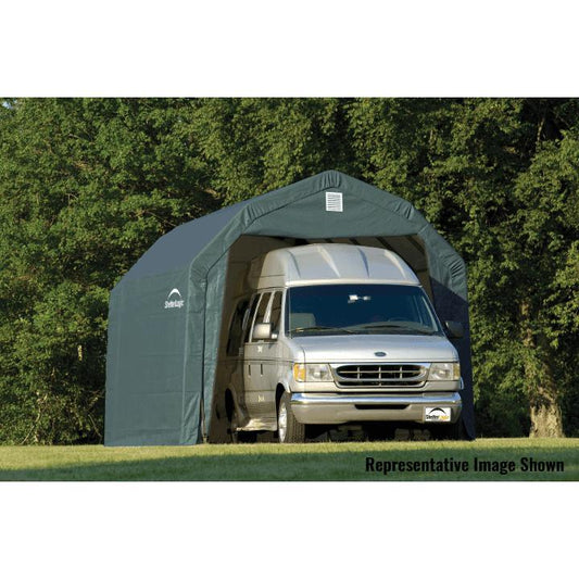 ShelterCoat 12 x 28 x 11 ft. Garage Barn Shelter - Delightful Yard