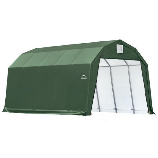 ShelterCoat 12 x 28 x 9 ft. Garage Barn Shelter - Delightful Yard