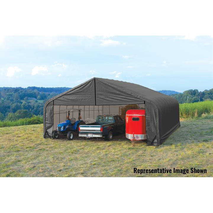 ShelterCoat 28 x 20 x 20 ft. Garage Peak Top - Delightful Yard