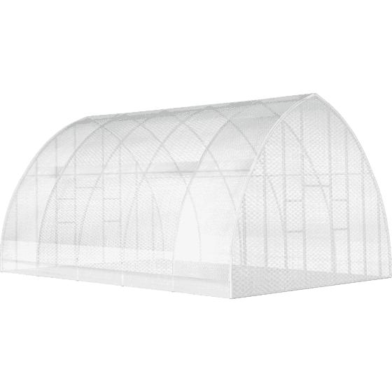 ShelterTech Custom High Tunnel Greenhouse - Delightful Yard