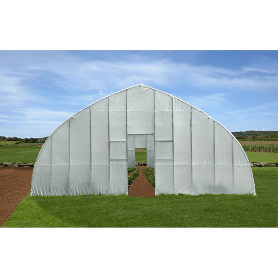 ShelterTech Custom High Tunnel Greenhouse - Delightful Yard