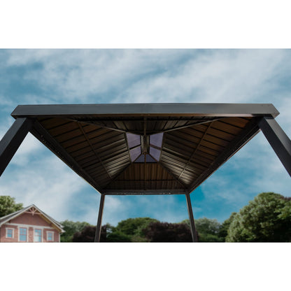 Skylight Aluminum Gazebo 10 x 12 ft | Sojag-Delightful Yard