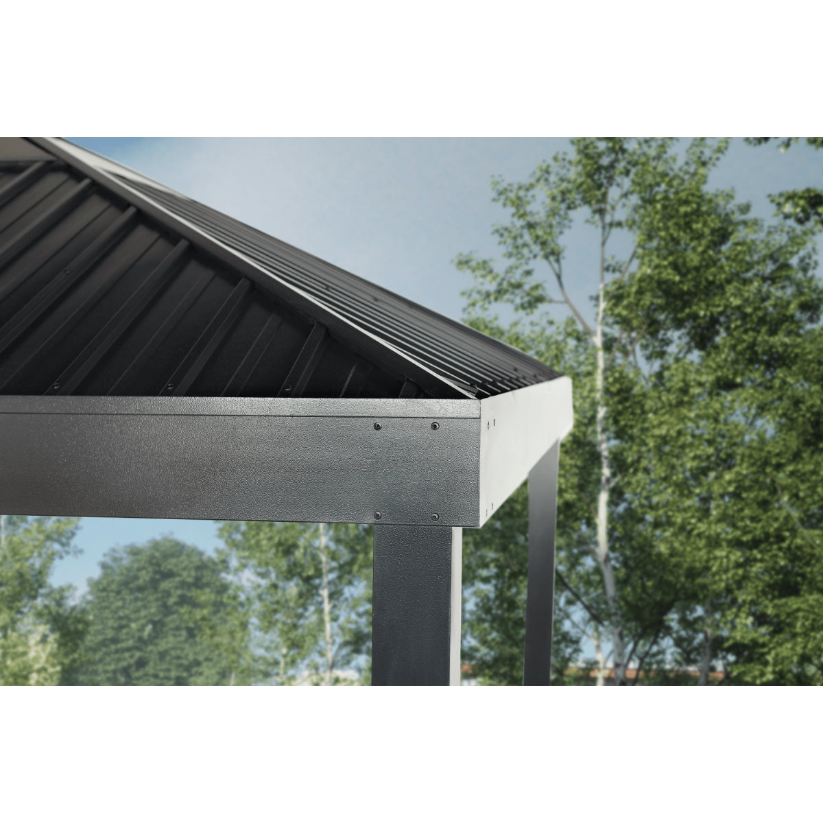 Skylight Aluminum Gazebo 10 x 12 ft | Sojag-Delightful Yard