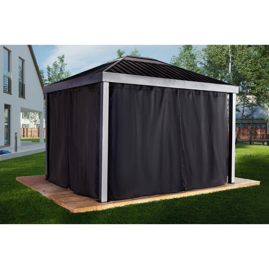 Skylight Gazebo Curtains 10 x 12 ft | Sojag-Delightful Yard