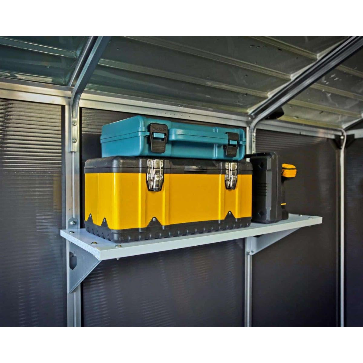 Skylight/Rubicon Shed Shelf Kit | Palram-Canopia - Delightful Yard